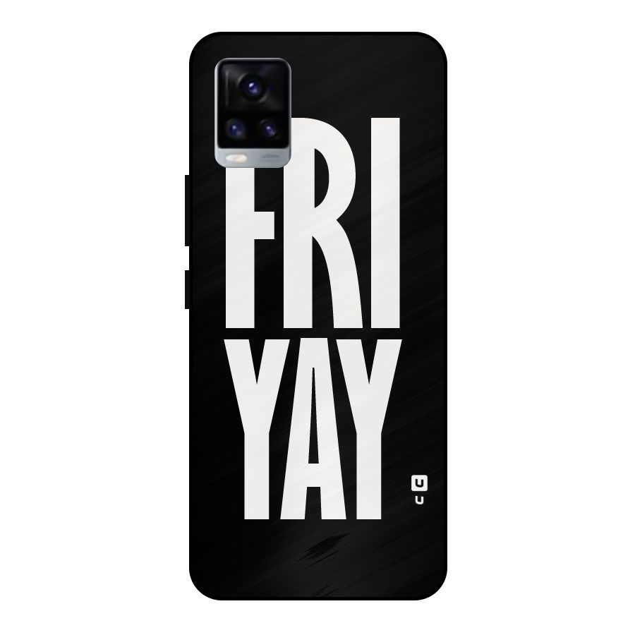Fri Yay Metal Back Case for Vivo V20 2021