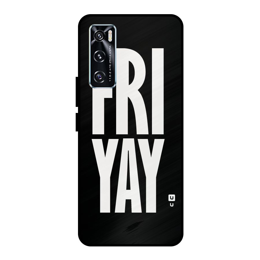 Fri Yay Metal Back Case for Vivo V20 SE