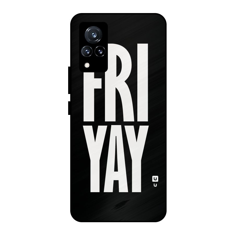 Fri Yay Metal Back Case for Vivo V21 5G