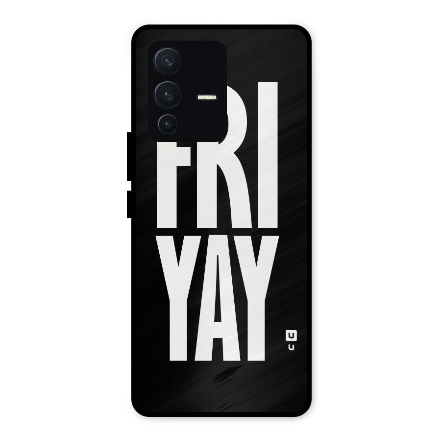 Fri Yay Metal Back Case for Vivo V23 5G