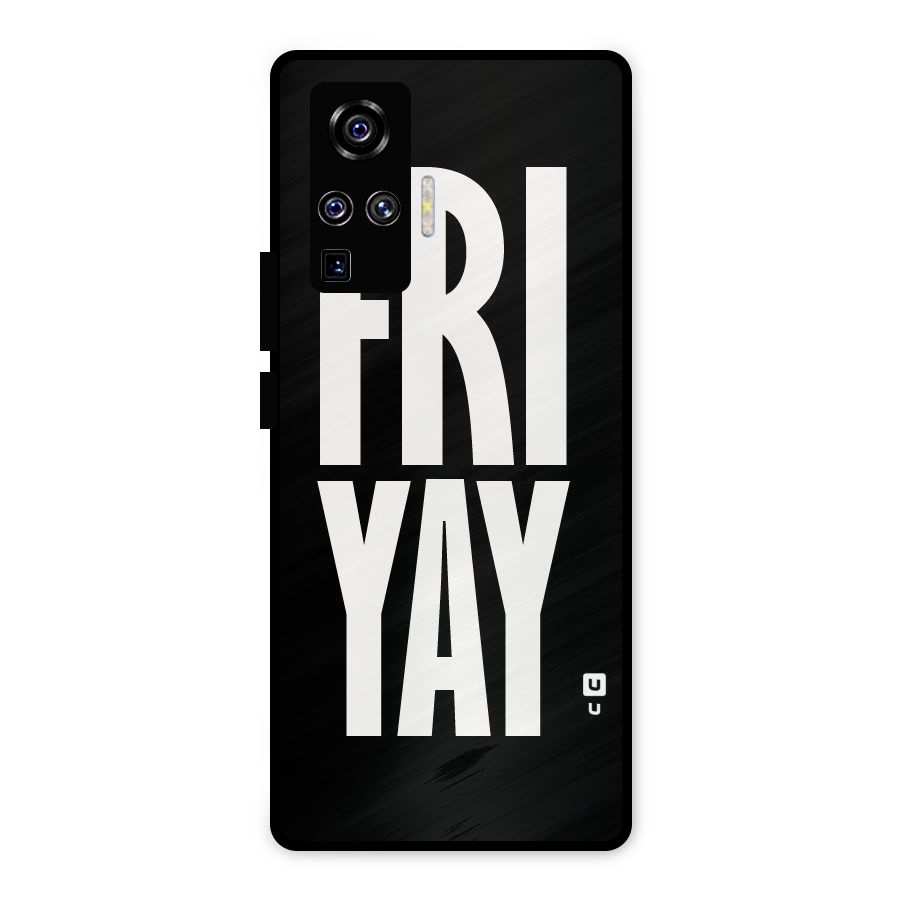 Fri Yay Metal Back Case for Vivo X50 Pro
