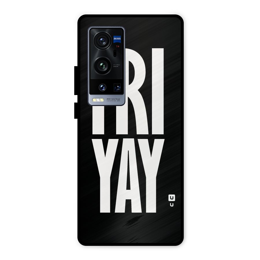 Fri Yay Metal Back Case for Vivo X60 Pro Plus