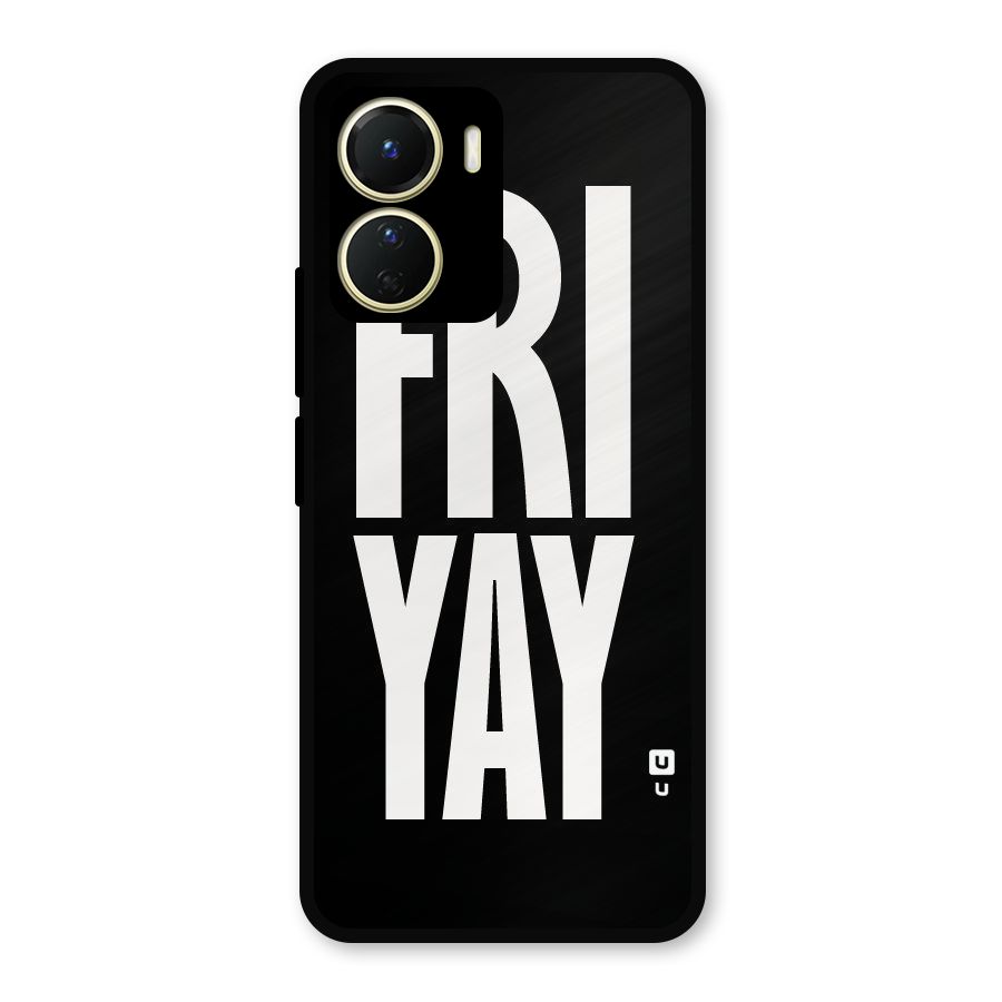 Fri Yay Metal Back Case for Vivo Y16