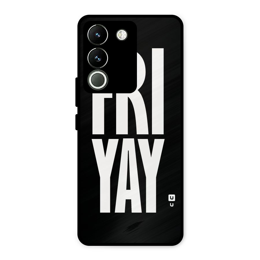 Fri Yay Metal Back Case for Vivo Y200