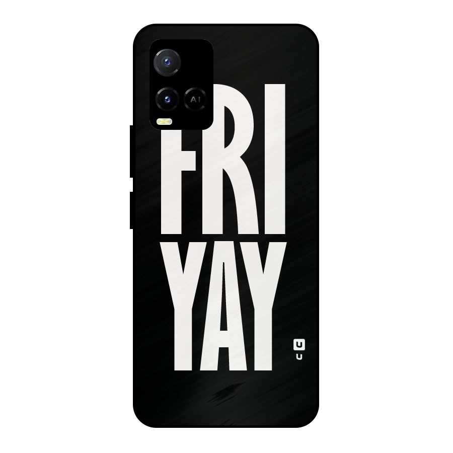 Fri Yay Metal Back Case for Vivo Y21