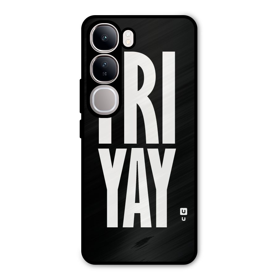 Fri Yay Metal Back Case for Vivo Y300