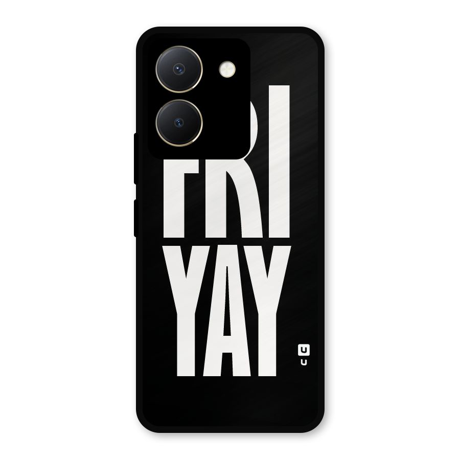 Fri Yay Metal Back Case for Vivo Y36
