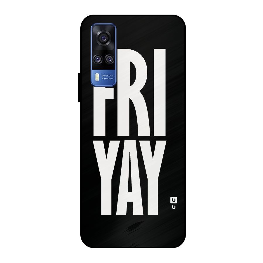 Fri Yay Metal Back Case for Vivo Y51
