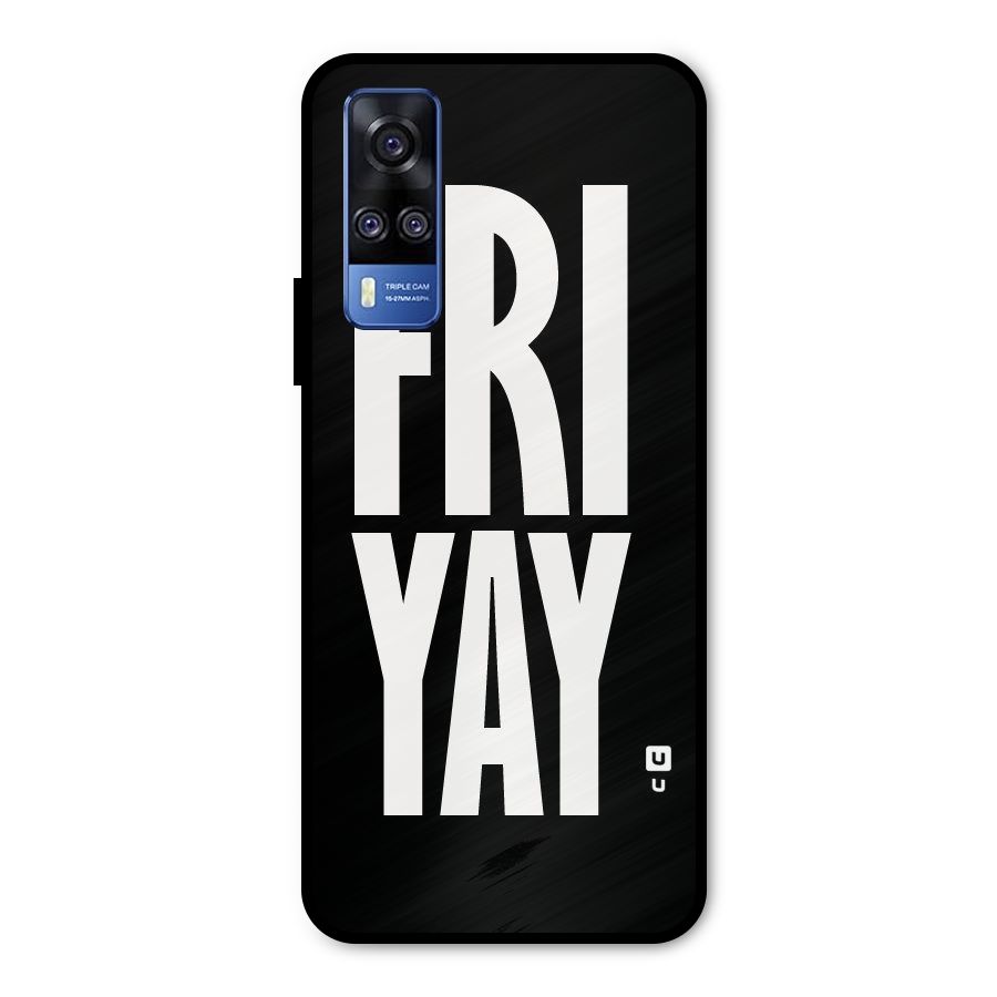 Fri Yay Metal Back Case for Vivo Y51A