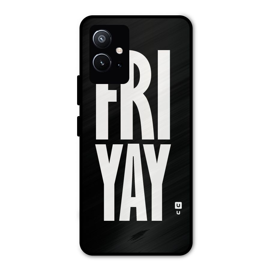 Fri Yay Metal Back Case for Vivo Y75 5G