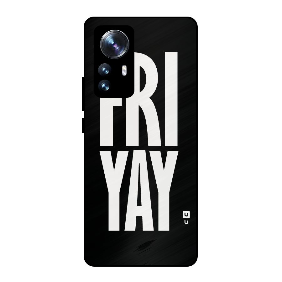 Fri Yay Metal Back Case for Xiaomi 12 Pro