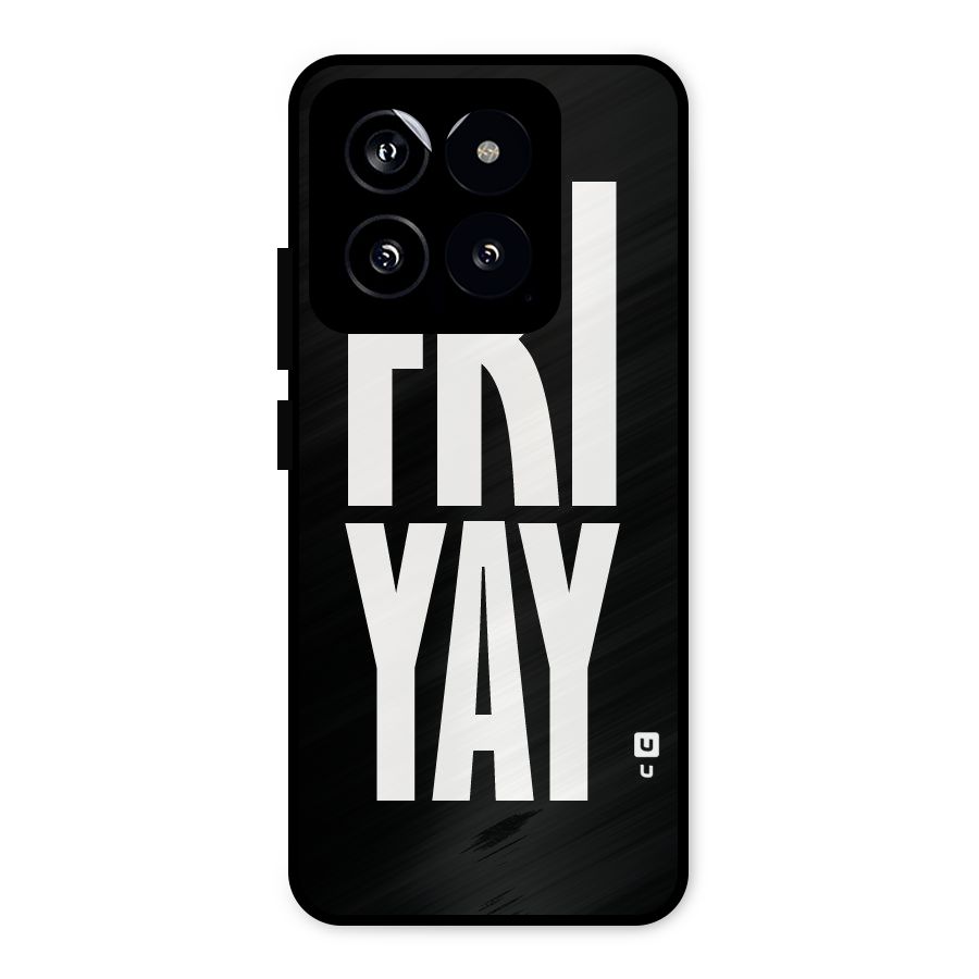 Fri Yay Metal Back Case for Xiaomi 14