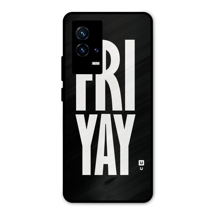 Fri Yay Metal Back Case for iQOO 9 5G