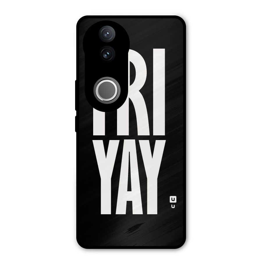 Fri Yay Metal Back Case for iQOO Z10R