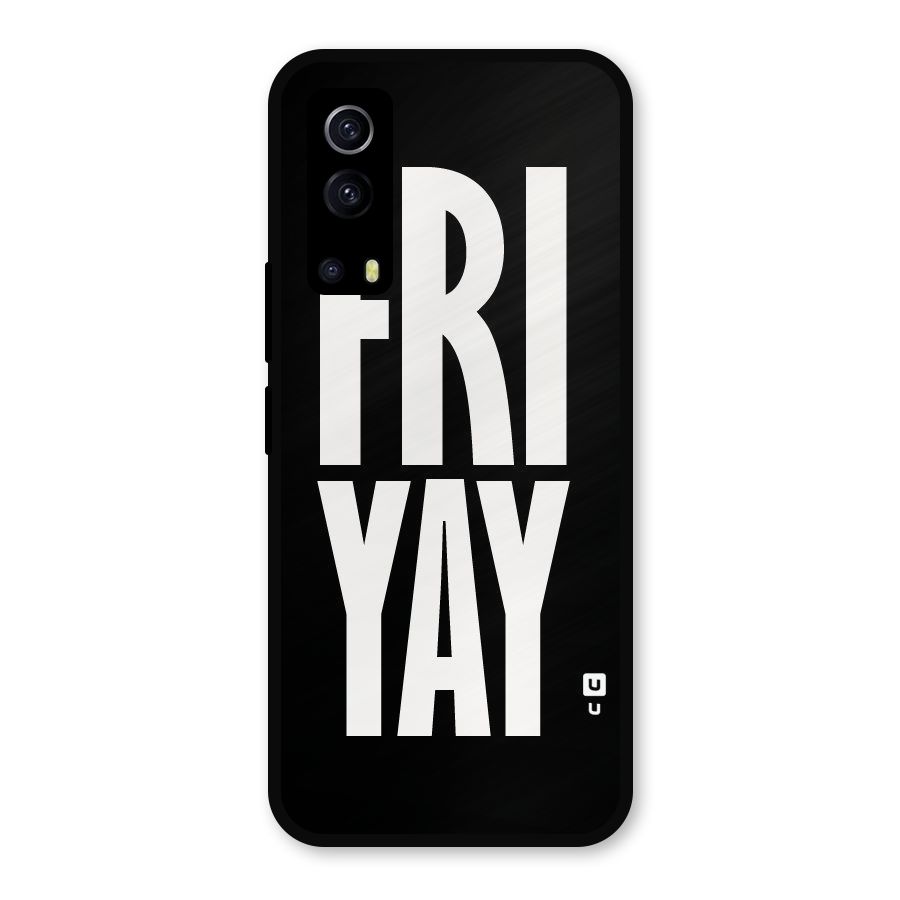 Fri Yay Metal Back Case for iQOO Z3