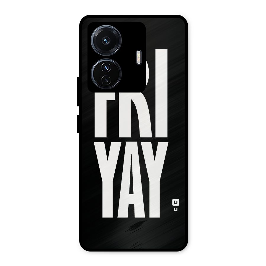 Fri Yay Metal Back Case for iQOO Z6