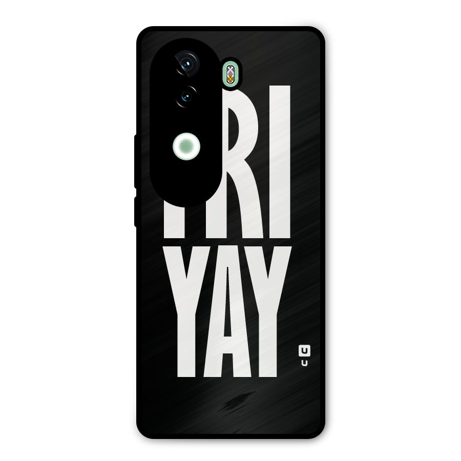 Fri Yay Metal Back Case for iQOO Z9s
