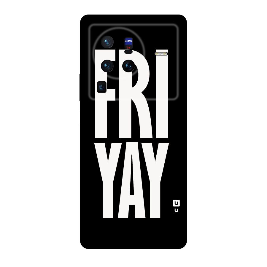 Fri Yay Original Polycarbonate Back Case for Vivo X80