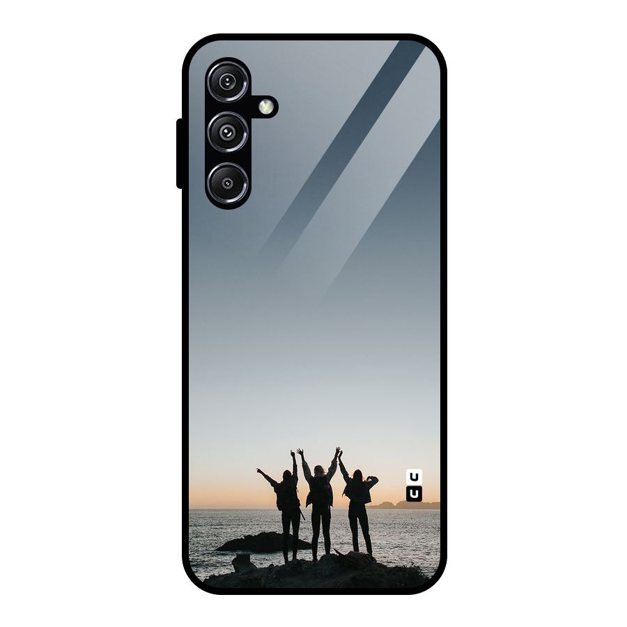 Friendship Glass Back Case for Galaxy M34 5G