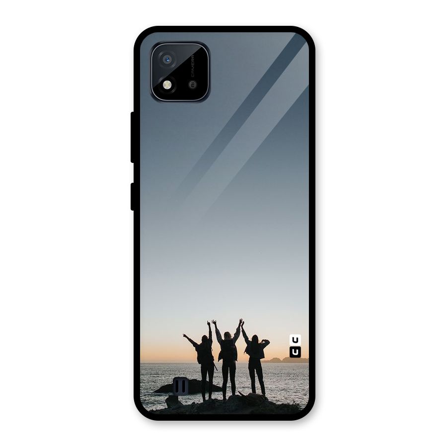 Friendship Glass Back Case for Realme C11 2021