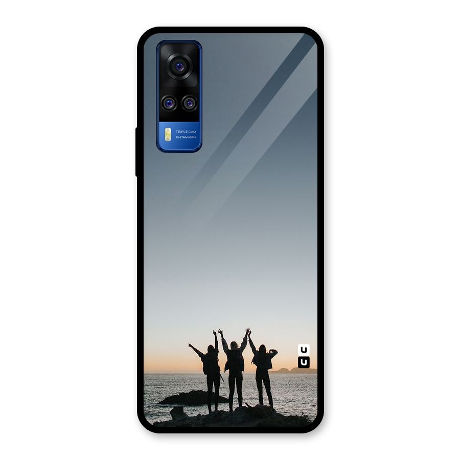 Friendship Glass Back Case for Vivo Y31