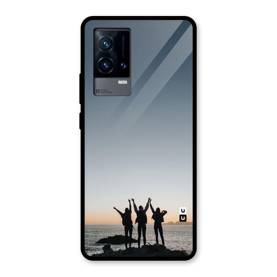 Friendship Glass Back Case for iQOO 9 5G