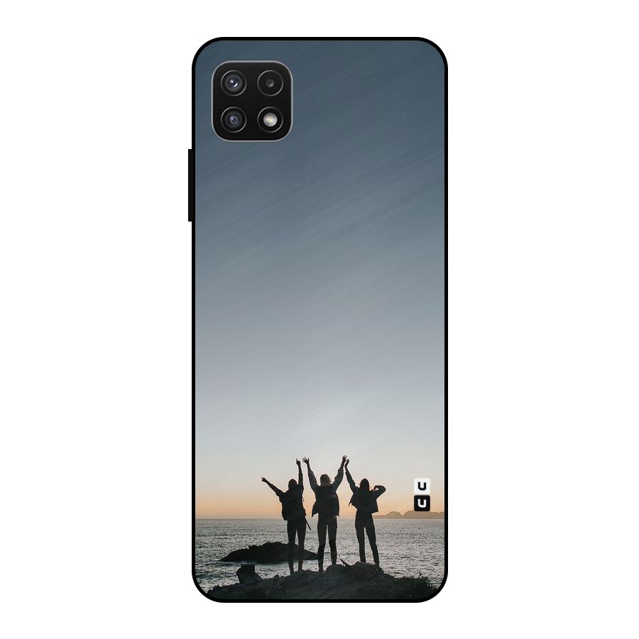 Friendship Metal Back Case for Galaxy A22 5G