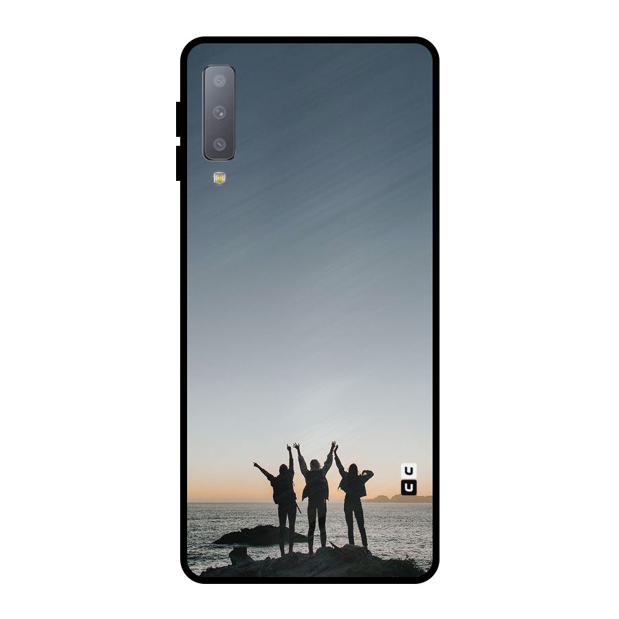 Friendship Metal Back Case for Galaxy A7 (2018)