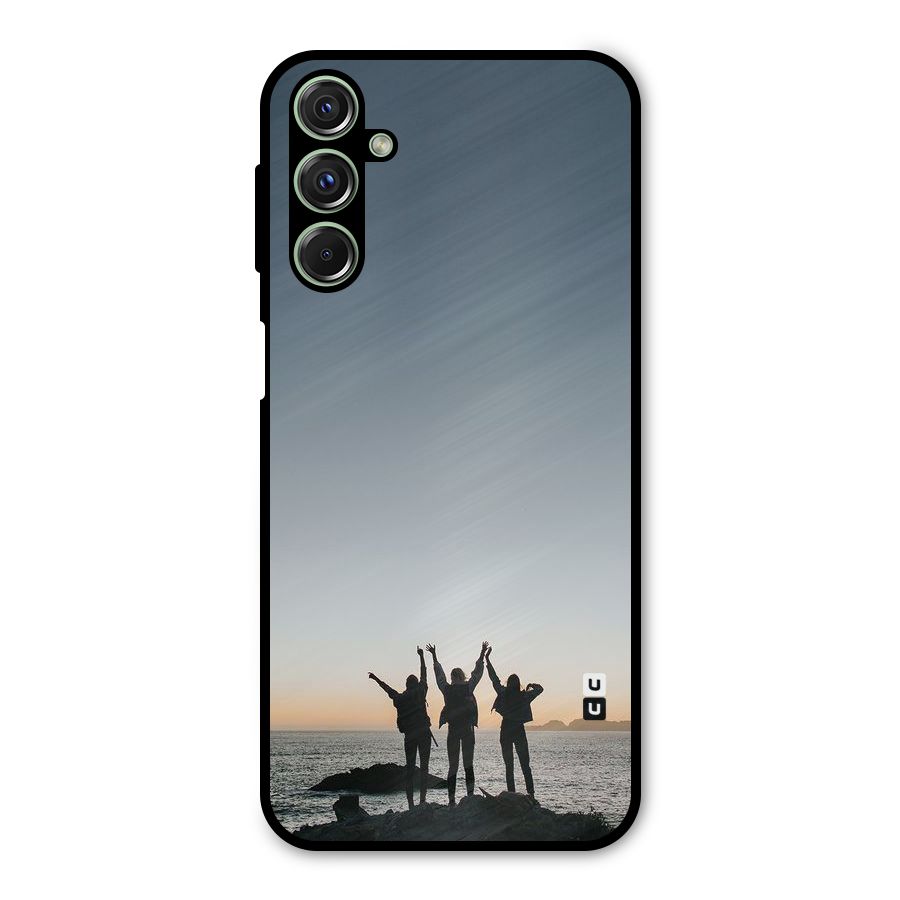 Friendship Metal Back Case for Galaxy F34