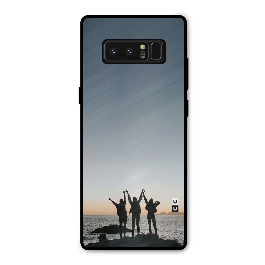 Friendship Metal Back Case for Galaxy Note 8