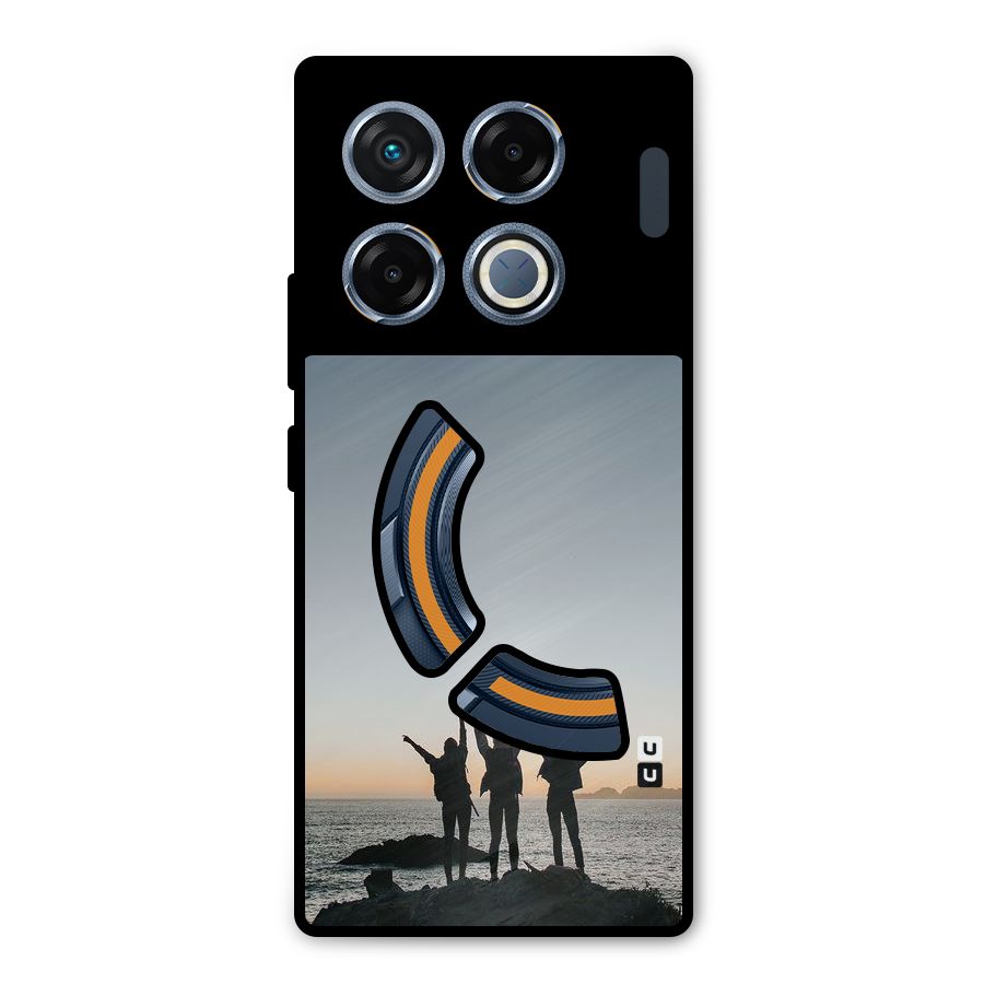 Friendship Metal Back Case for Infinix GT 20 Pro