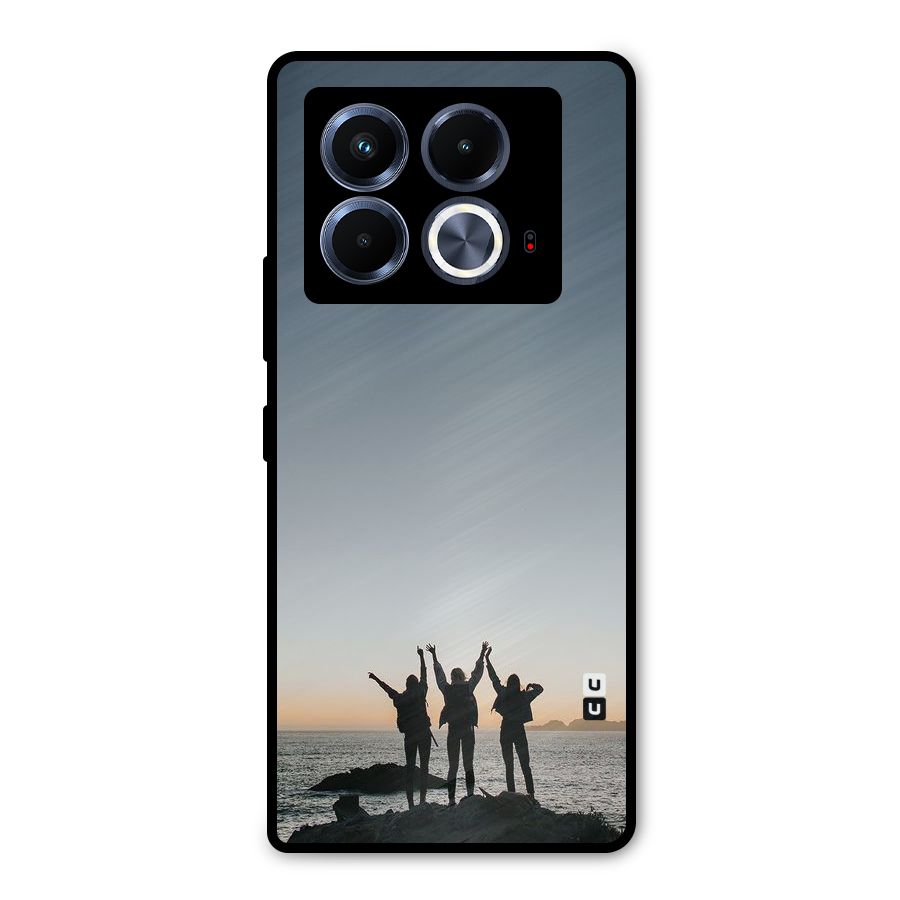 Friendship Metal Back Case for Infinix Note 40 5G