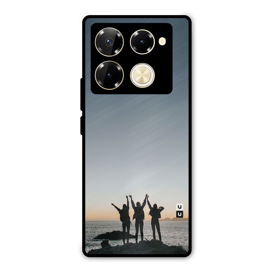 Friendship Metal Back Case for Infinix Note 40 Pro Plus
