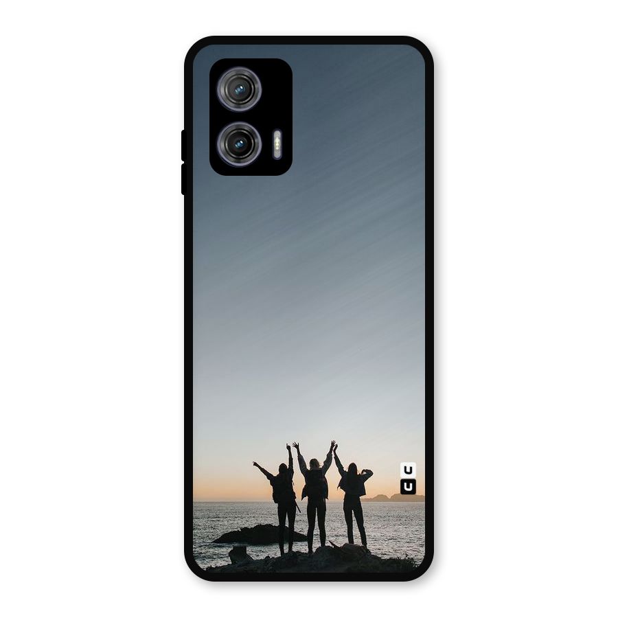Friendship Metal Back Case for Moto G73