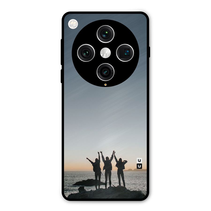 Friendship Metal Back Case for Oppo Find X8 Pro