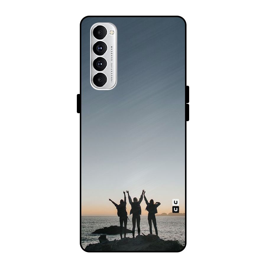 Friendship Metal Back Case for Oppo Reno4 Pro