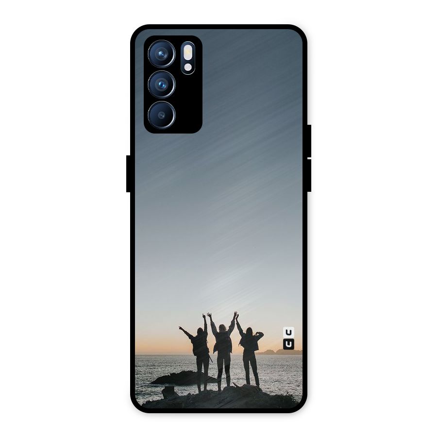 Friendship Metal Back Case for Oppo Reno6 5G