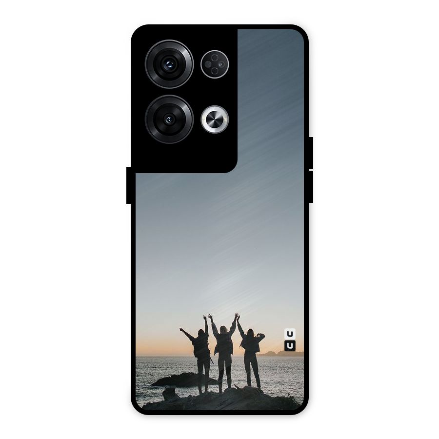 Friendship Metal Back Case for Oppo Reno8 Pro 5G