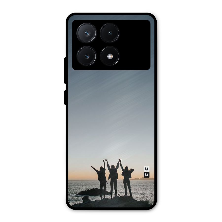 Friendship Metal Back Case for Poco X6 Pro