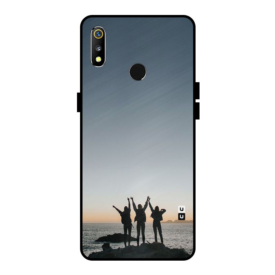 Friendship Metal Back Case for Realme 3i
