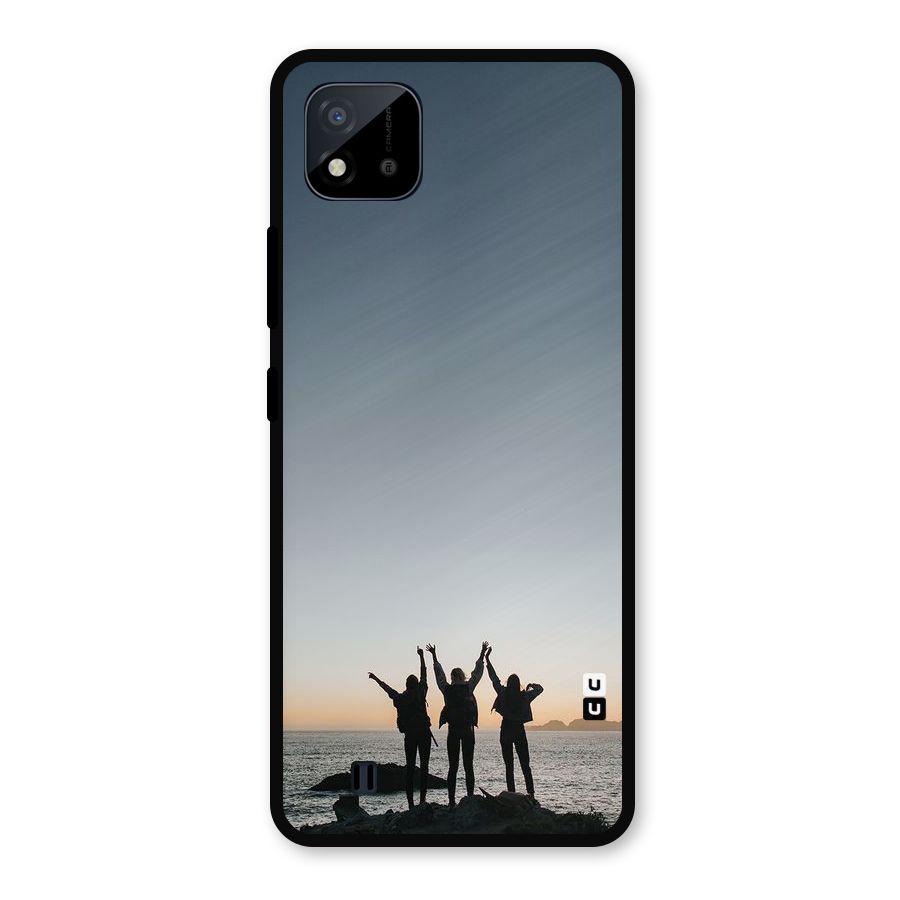 Friendship Metal Back Case for Realme C11 2021