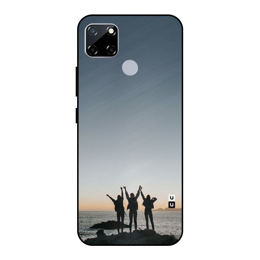 Friendship Metal Back Case for Realme Narzo 20