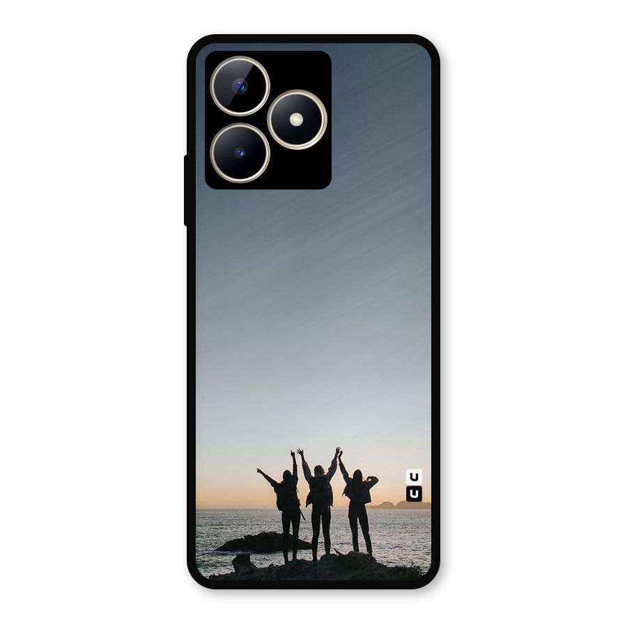 Friendship Metal Back Case for Realme Narzo N53
