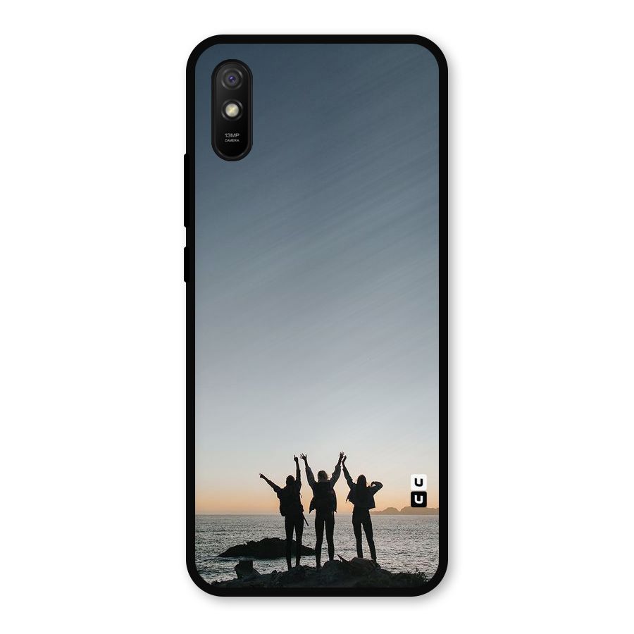 Friendship Metal Back Case for Redmi 9a