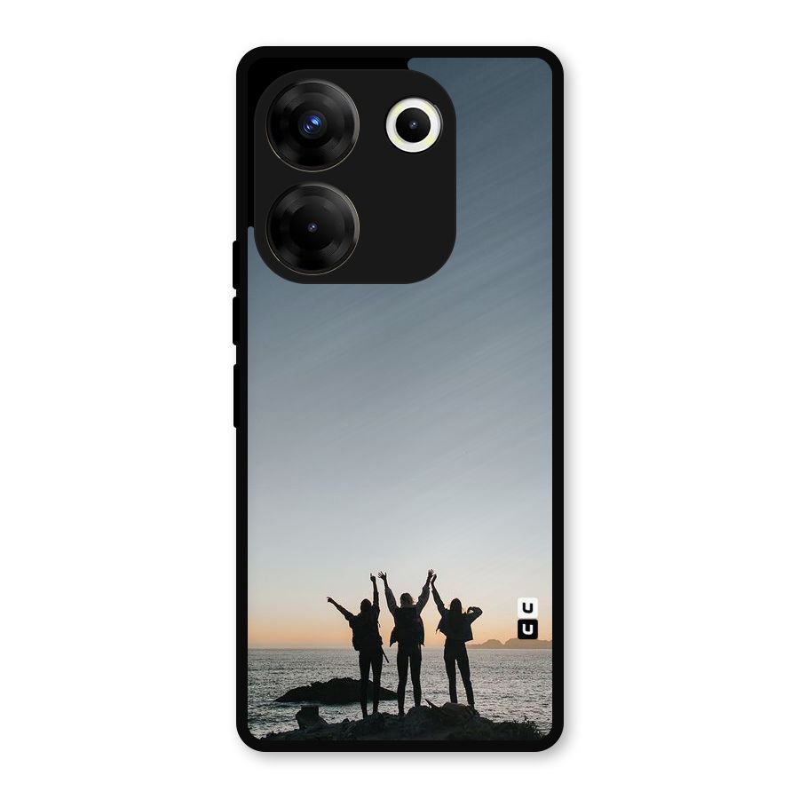 Friendship Metal Back Case for Tecno Camon 20
