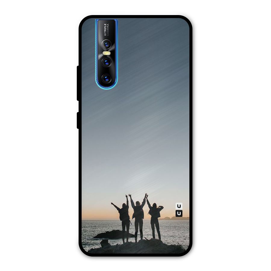 Friendship Metal Back Case for Vivo V15 Pro