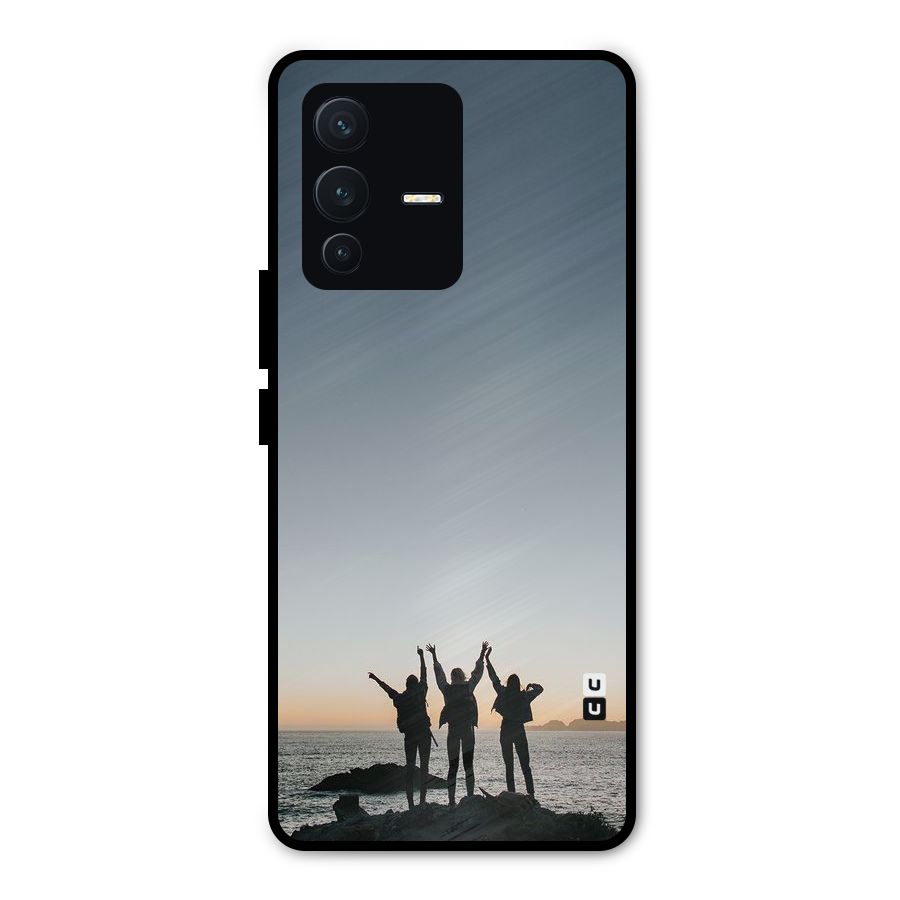 Friendship Metal Back Case for Vivo V23 Pro
