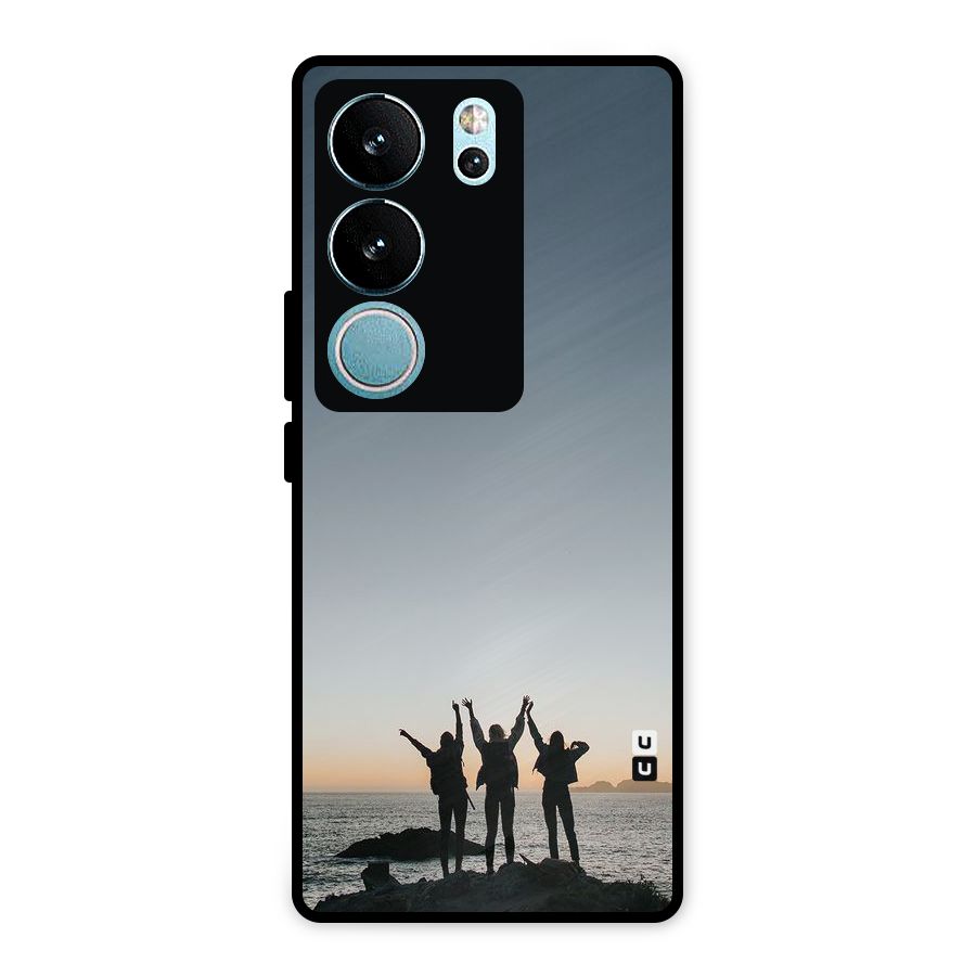 Friendship Metal Back Case for Vivo V29