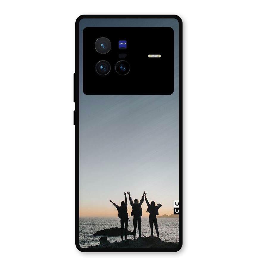 Friendship Metal Back Case for Vivo X80