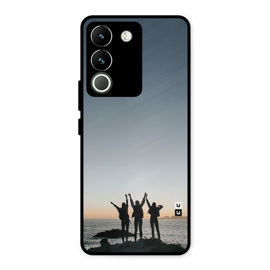 Friendship Metal Back Case for Vivo Y200